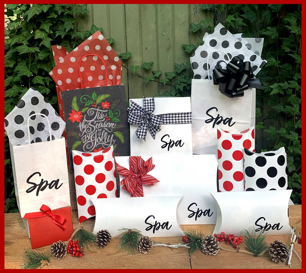 Spa Collection Packing Snowy Spa Collection – Peters Packaging