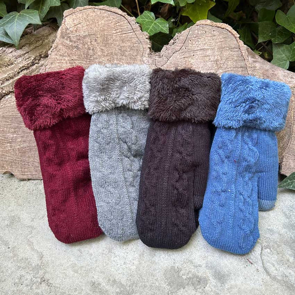 ALL NEW Fleece-lined Cozy Mitten 4-pk