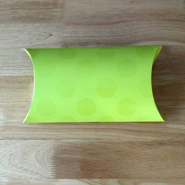 2-for-1 Pillow Box - Basic Lime Dot