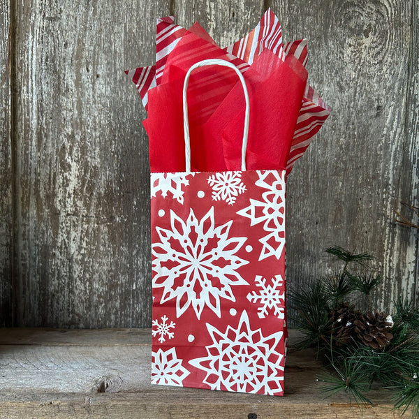 ALL NEW Gift Bag - Snowflake Pup Size