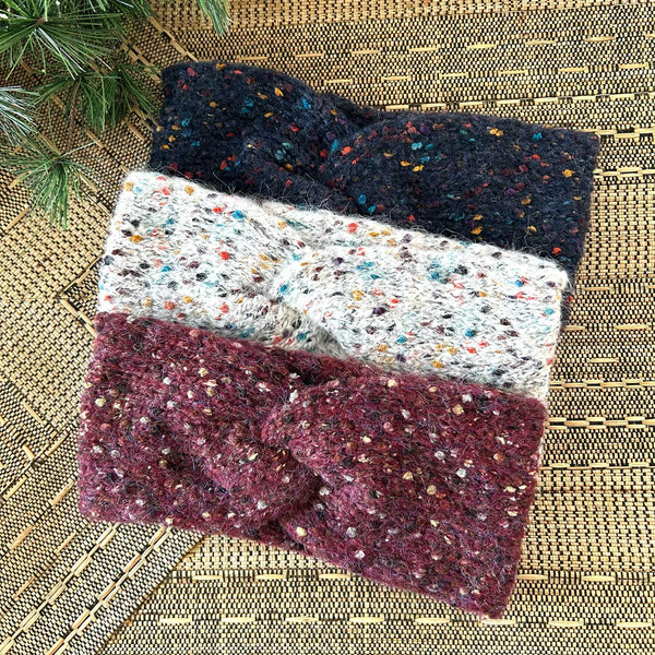 ALL NEW Tweed Knot Headband 3-pk